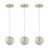 Pendant Light with Dimmable LED,applicable to garden, Garden, garden and other lighting decoration(set of 3)