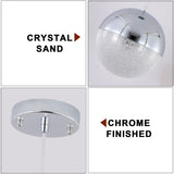 Pendant Light with Dimmable LED,applicable to garden, Garden, garden and other lighting decoration(set of 3)