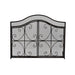 Pendleton Modern Three Panel Fireplace screen with Door by Christopher Knight Home