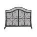 Pendleton Modern Three Panel Fireplace screen with Door by Christopher Knight Home