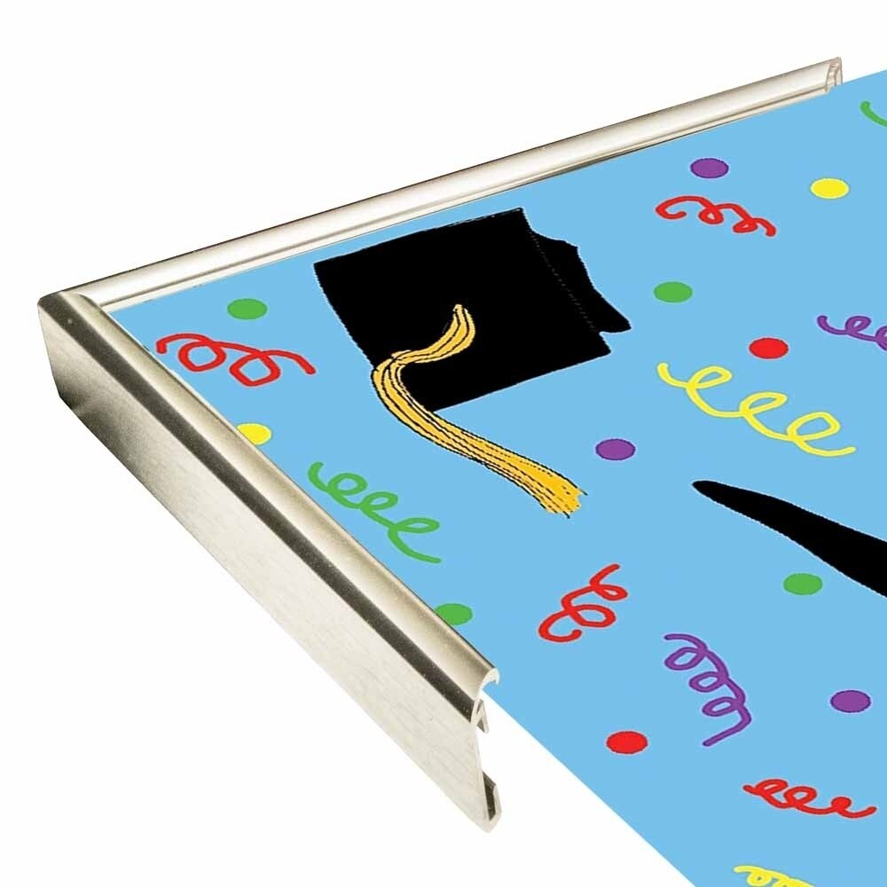 Penguin Graduation-WILBAS99980 Framed Print 8.25"x6" by Willow Bascom