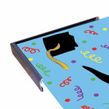 Penguin Graduation-WILBAS99980 Framed Print 8.25"x6" by Willow Bascom