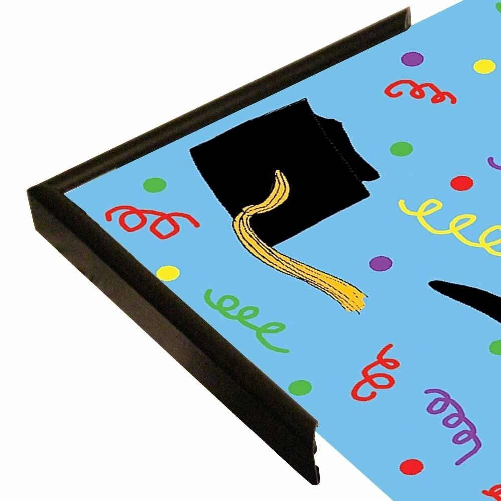 Penguin Graduation-WILBAS99980 Framed Print 8.25"x6" by Willow Bascom