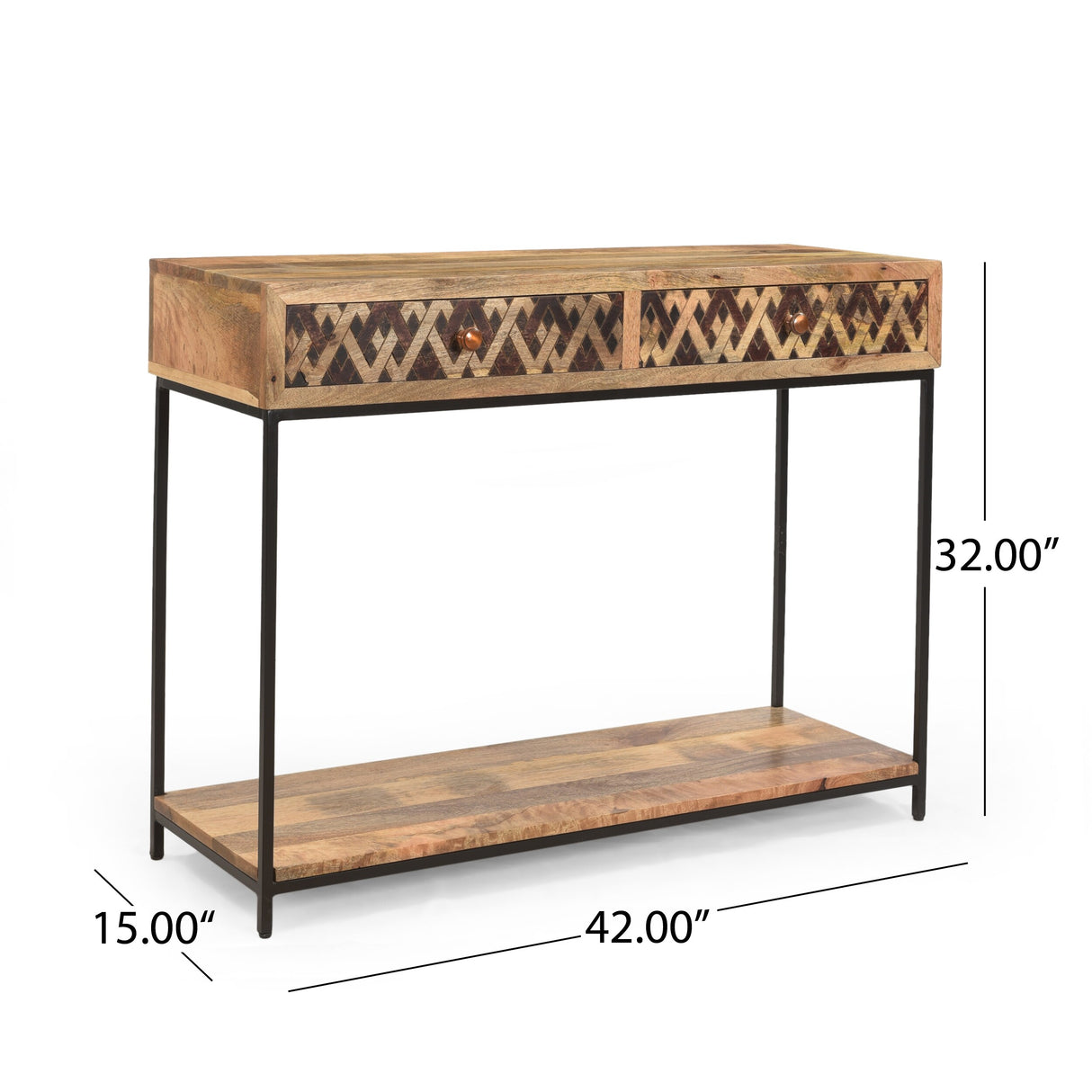 Pentland Boho Console Table by Christopher Knight Home - 42.00" W x 15.00" D x 32.00" H