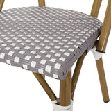 Pepple Outdoor Acacia Wood and Wicker Dining Set by Christopher Knight Home