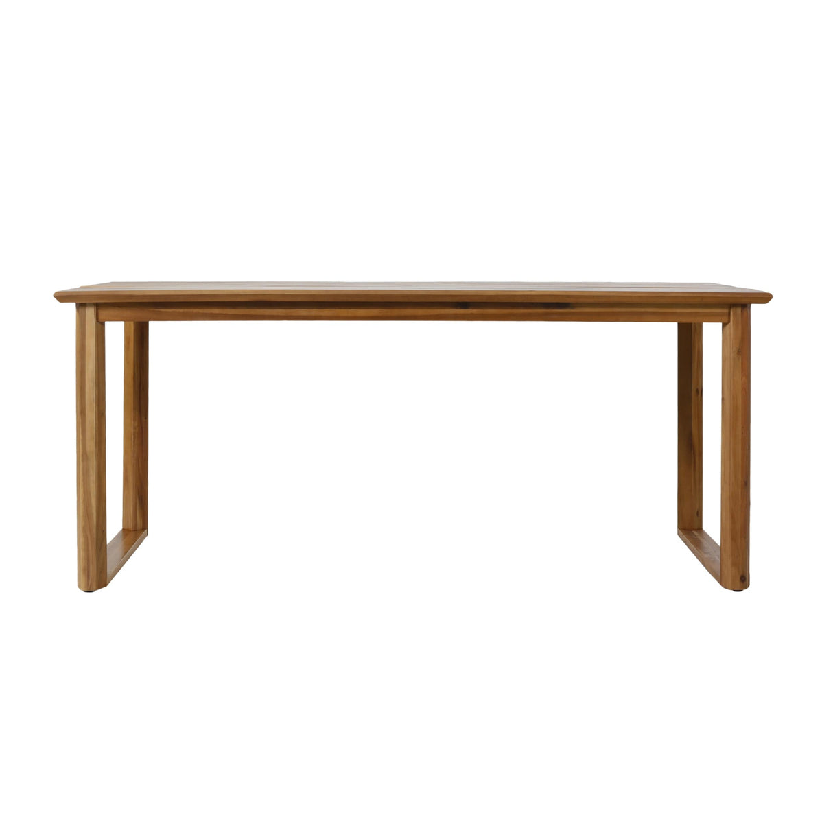 Pepple Outdoor Acacia Wood and Wicker Dining Set by Christopher Knight Home