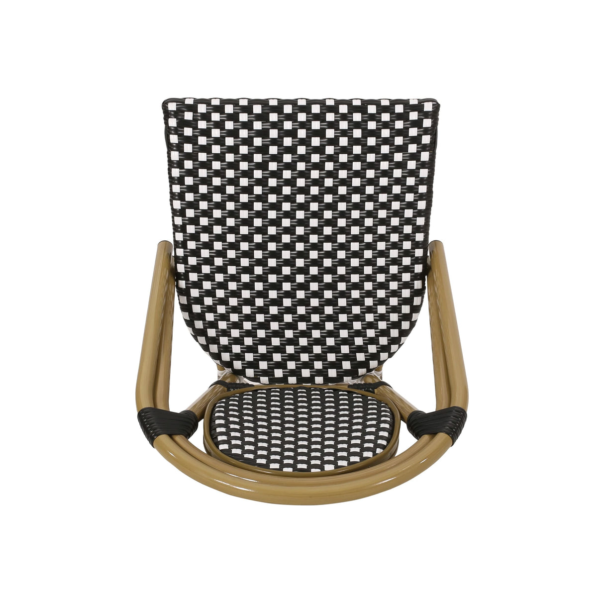 Pepple Outdoor Acacia Wood and Wicker Dining Set by Christopher Knight Home