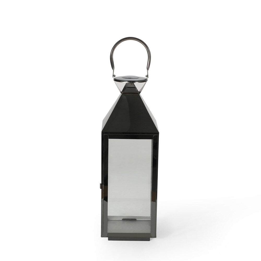 Peregrine Modern Stainless Steel Lantern Set by Christopher Knight Home