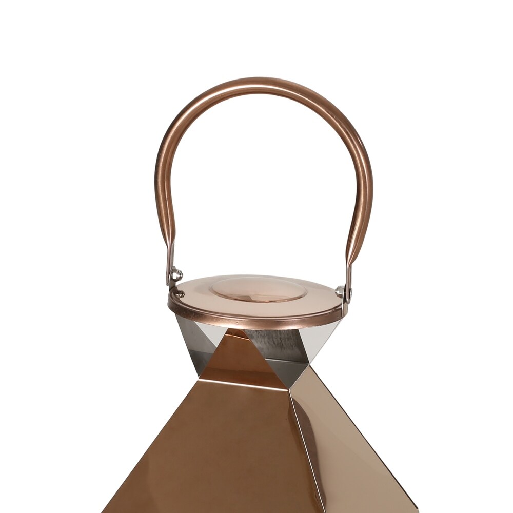 Peregrine Modern Stainless Steel Lantern Set by Christopher Knight Home