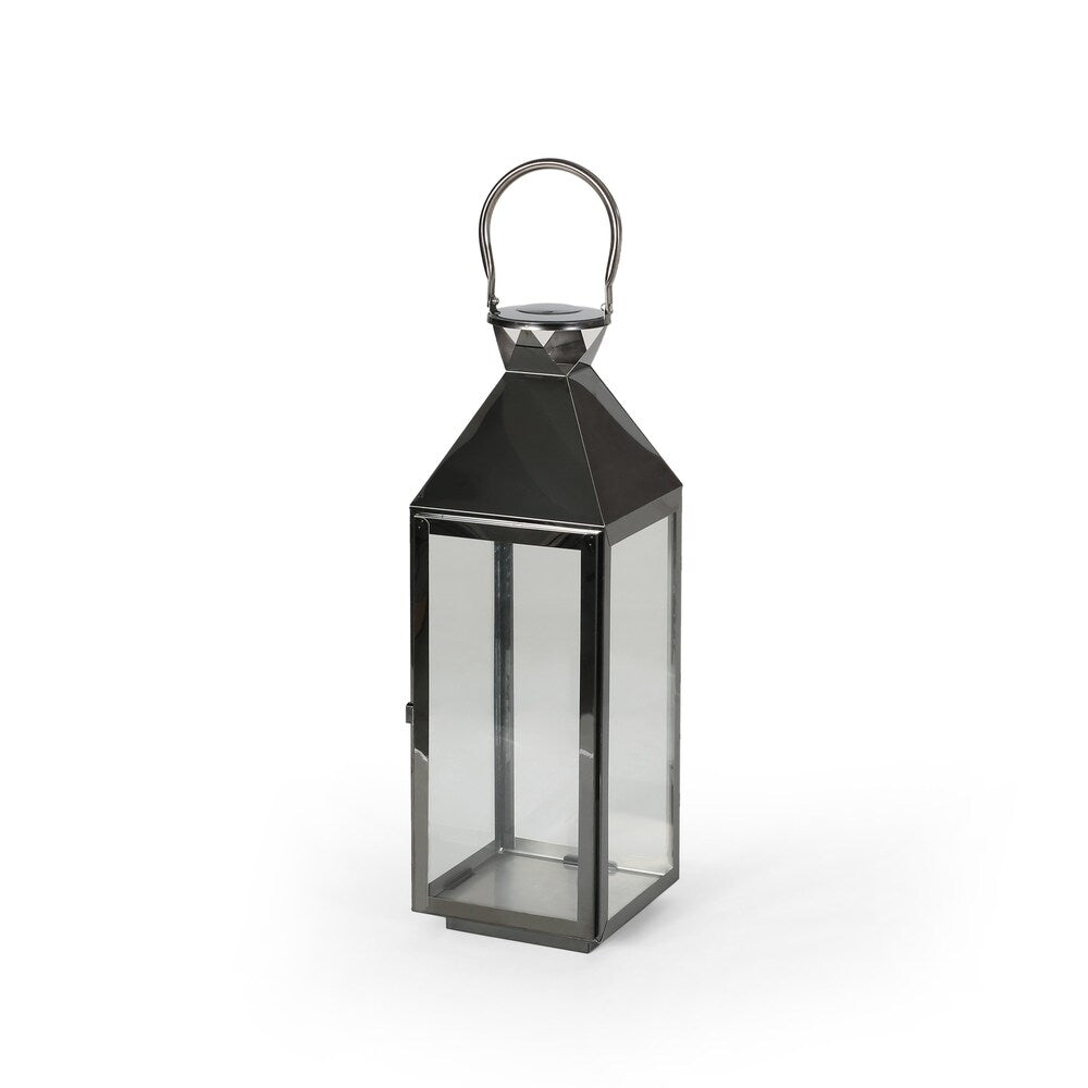 Peregrine Modern Stainless Steel Lantern Set by Christopher Knight Home