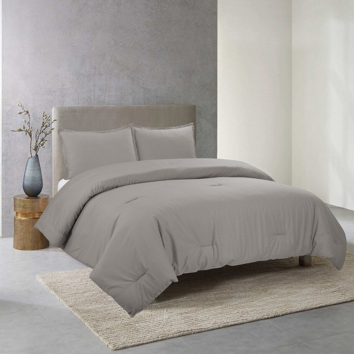 Perfectly Cotton Solid Color Comforter Sets
