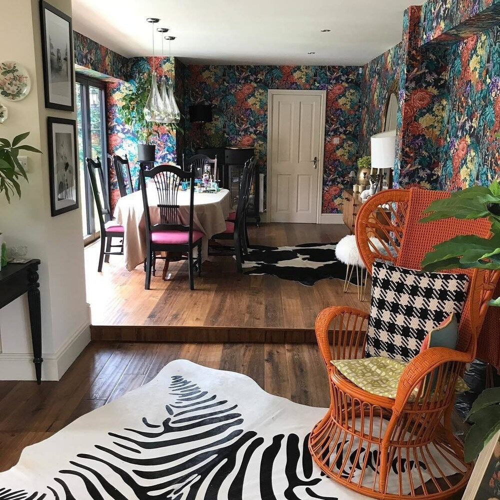 Pergamino Animal Print Cowhide Rug