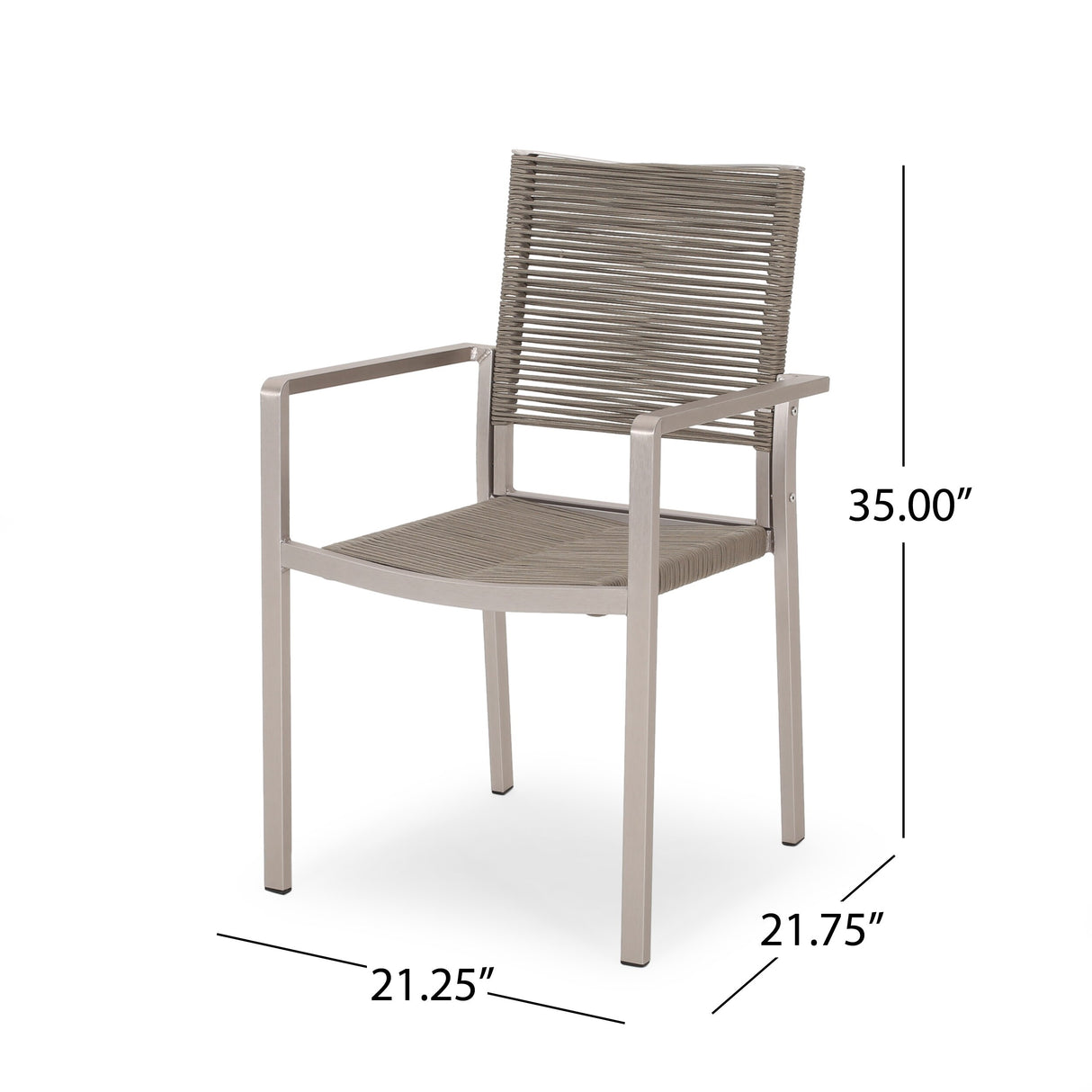Peridot 5-piece Aluminum Patio Dining Set by Christopher Knight Home