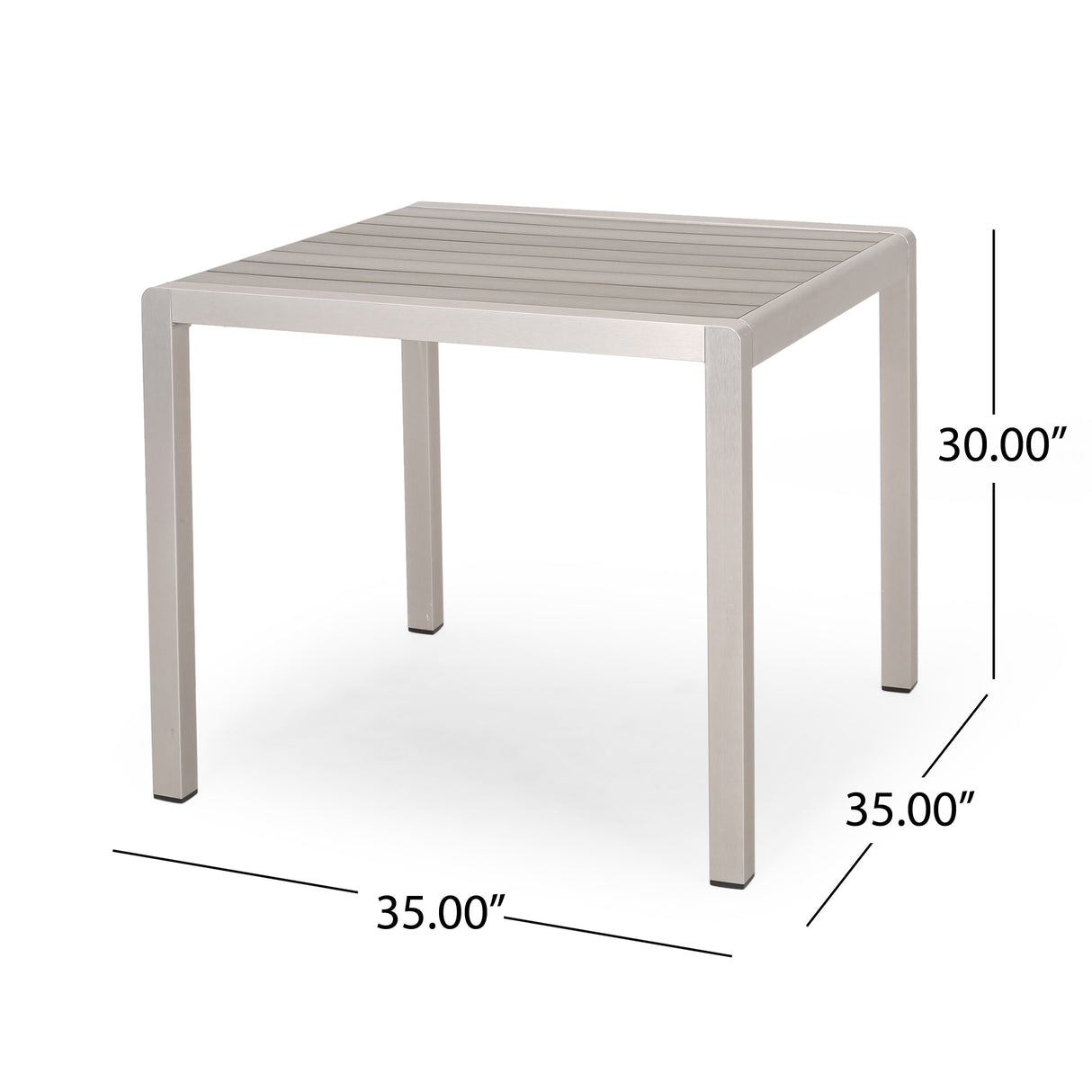 Peridot 5-piece Aluminum Patio Dining Set by Christopher Knight Home