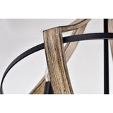 Perkins Matte Black 4-Light Open Cage Chandelier