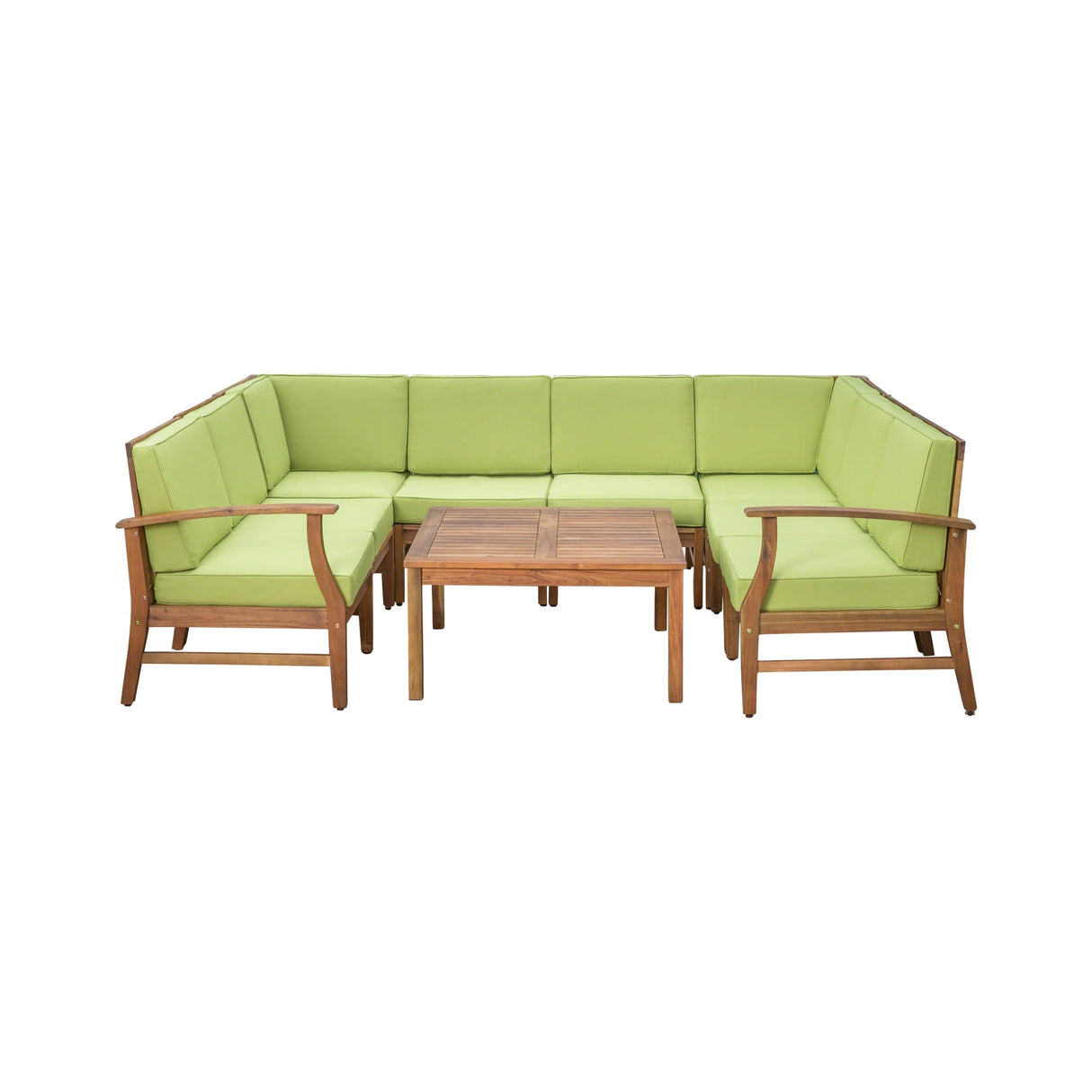 Perla Outdoor 9-piece Sectional Sofa Set by Christopher Knight Home
