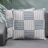 Perrotta Boho Handcrafted Fabric Pillow Cover by Christopher Knight Home