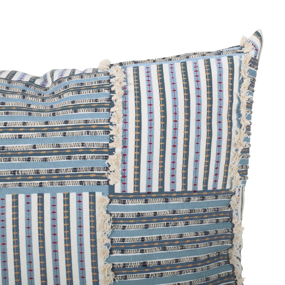 Perrotta Boho Handcrafted Fabric Pillow Cover by Christopher Knight Home