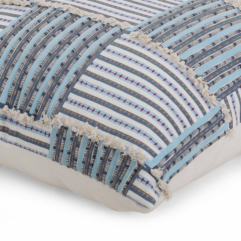 Perrotta Boho Handcrafted Fabric Pillow Cover by Christopher Knight Home
