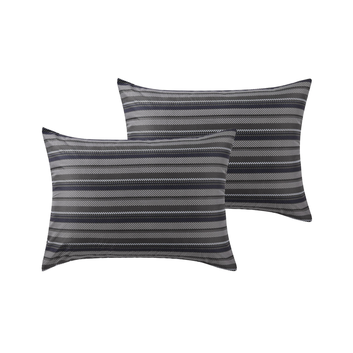 Perry Ellis Portfolio Berit Grey Stripe Comforter Set