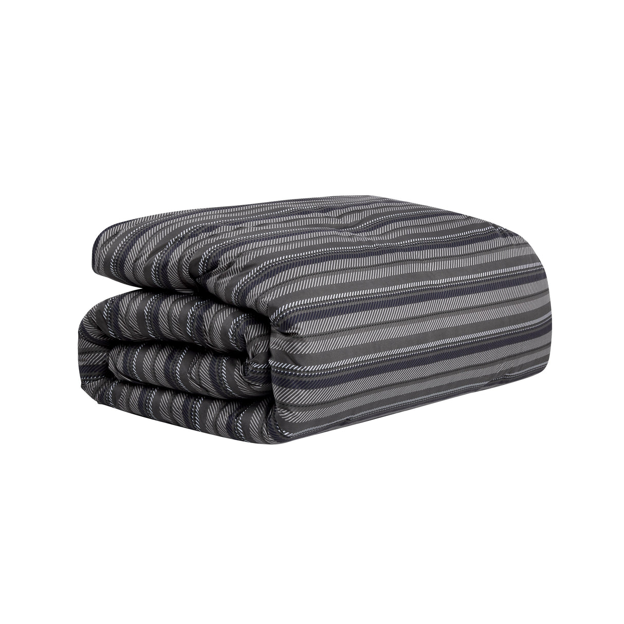 Perry Ellis Portfolio Berit Grey Stripe Comforter Set