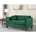 Persaud velvet Kitts Classic Chesterfield Loveseat and Chair Set