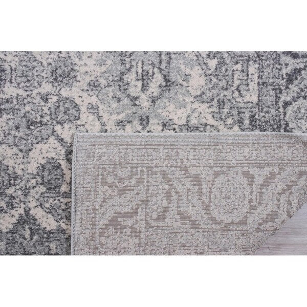 Persian Area Oriental Grey 5x7 Rug - 5'2" x 7'2"