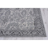 Persian Area Oriental Grey 5x7 Rug - 5'2" x 7'2"