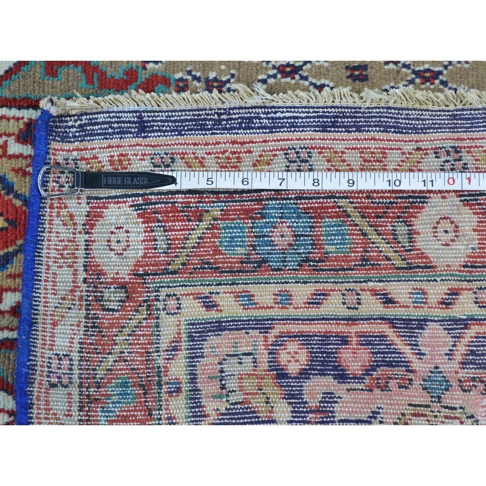 Persian Hamadan Camel Hair Wool Hand Knotted Oriental Rug