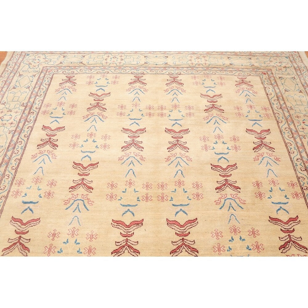 Hand Knotted Peshawar Wool Persian Oriental Area Rug (8'2"x10'6") - 8'2" x 10'6"