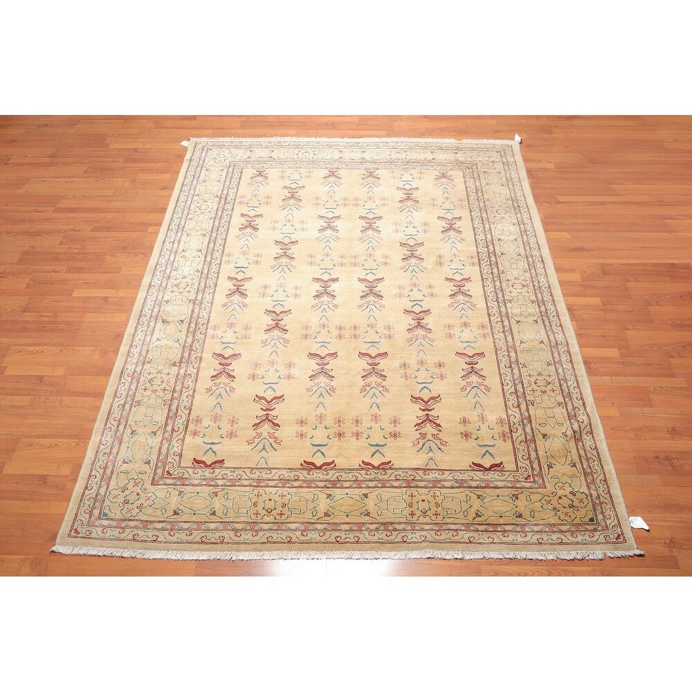 Hand Knotted Peshawar Wool Persian Oriental Area Rug (8'2"x10'6") - 8'2" x 10'6"