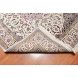 Nain Hand Knotted Wool & Silk Indo Persian Oriental Area Rug (6'6"x8') - 6'6" x 8'
