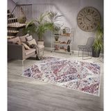 Persian Rugs 4620 Pearl Distressed 8x11 Area Rug - 8' x 11'