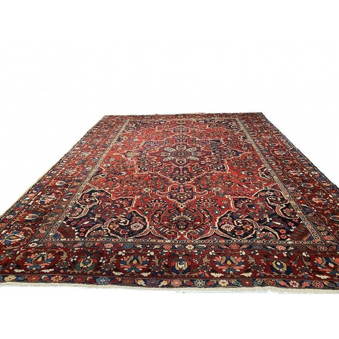 Persian Sami Antique Bakhtiari Hand-Knotted 11' X 14'1'' - 11' X 14'1''