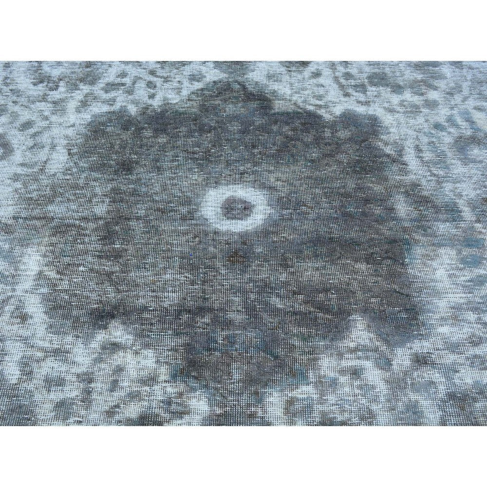 Persian Tabriz Barjasta Overdyed Handmade Oriental Rug