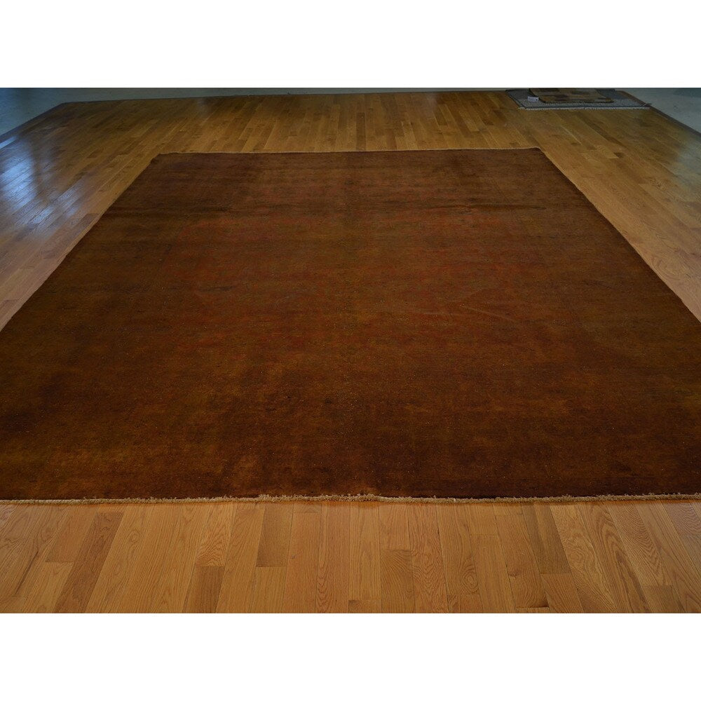 Persian Tabriz Hand-knotted Oriental Rug 100-percent Wool Rug (9'10 x 13'1)