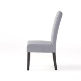 Pertica Fabric Dining Chairs (Set of 2) by Christopher Knight Home - 17.75" L x 25.50" W x 39.75" H
