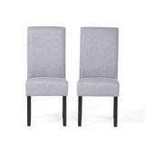 Pertica Fabric Dining Chairs (Set of 2) by Christopher Knight Home - 17.75" L x 25.50" W x 39.75" H