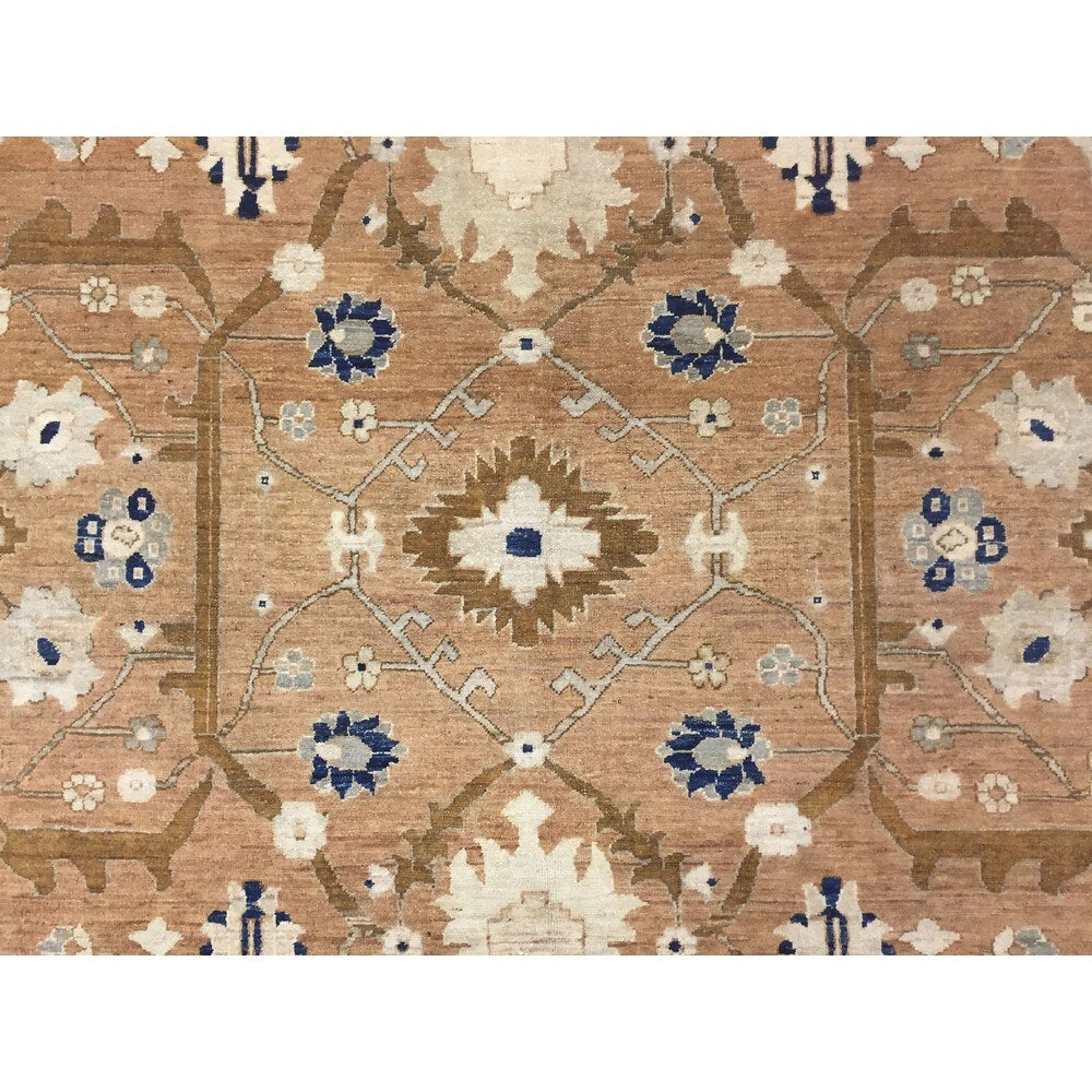 Noori Rug Peshawar Aziza Lt. Brown/Lt. Grey Rug - 7'11 x 9'5