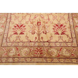 Peshawar Hand Knotted Wool Oriental Area Rug (6'1"x9'11') - 6'1" x 9'11'
