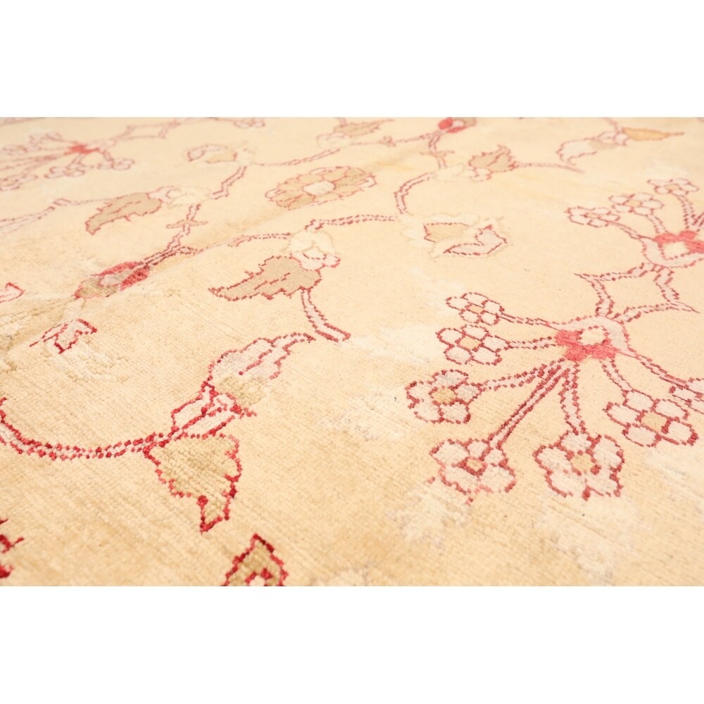 Peshawar Hand Knotted Wool Oriental Area Rug (6'1"x9'11') - 6'1" x 9'11'