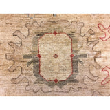 Noori Rug Peshawar Nura Beige/Red Rug - 8'11 x 12'0