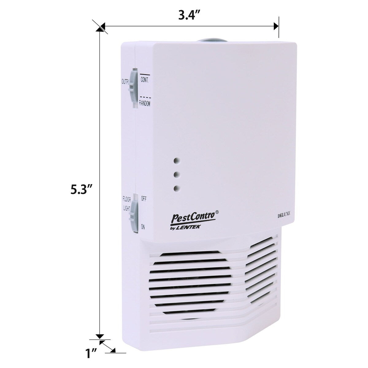 PestContro Deluxe Ultrasonic Rodent Repeller With Night Light