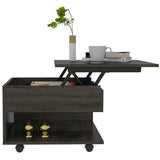 Peterson 2-Drawer 1-Shelf Side Table White