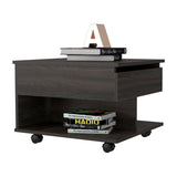 Peterson 2-Drawer 1-Shelf Side Table White