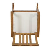 Petes Outdoor Acacia Wood Outdoor Rocking Chair with Cushion by Christopher Knight Home