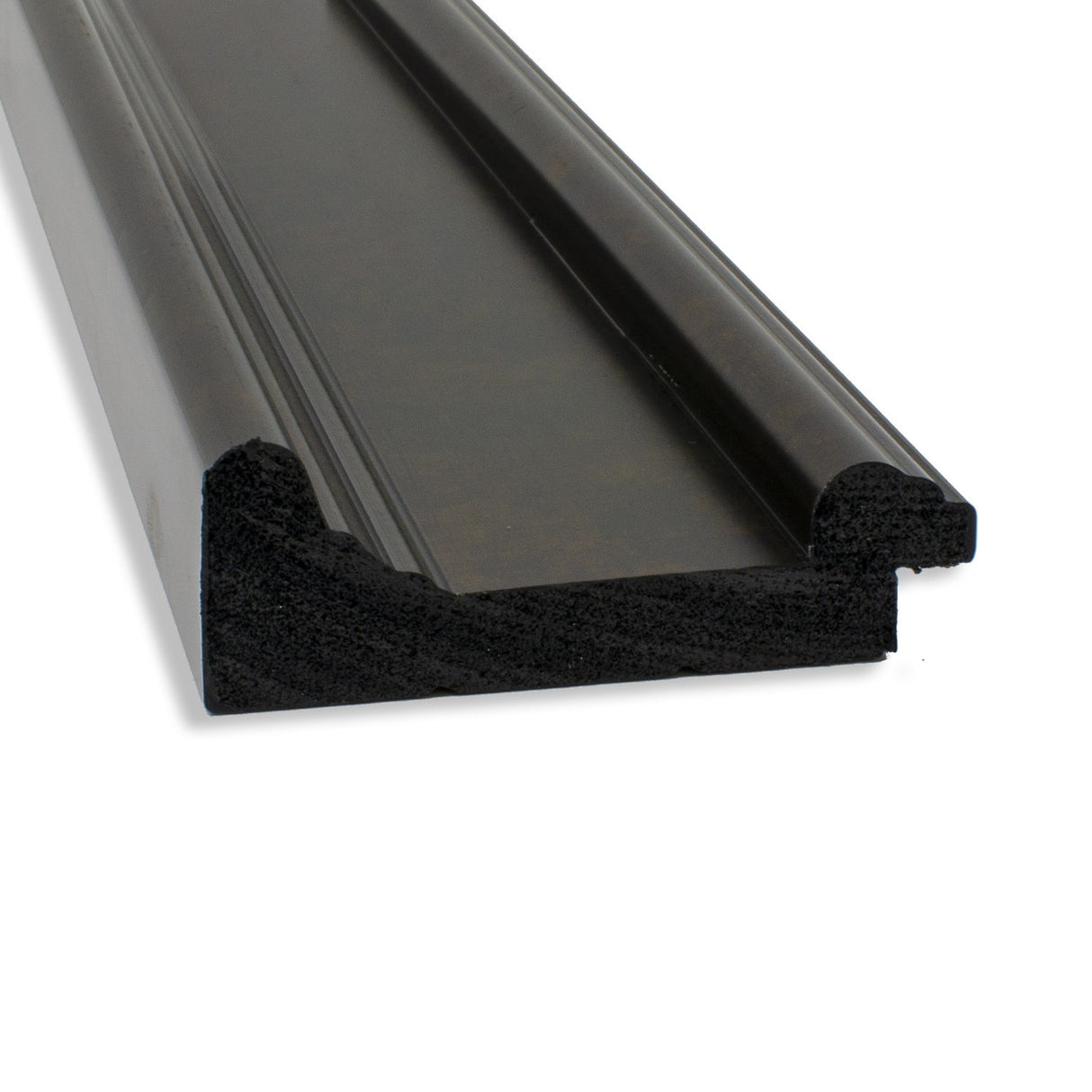 Petite Bevel Wall Mirror - Ridge Black Frame - 24 x 30 in