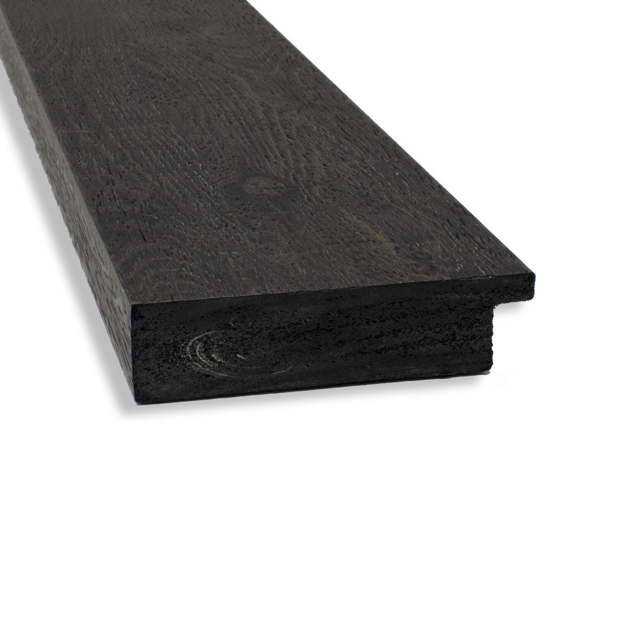 Petite Bevel Wall Mirror - Rustic Plank Espresso Frame - 23 x 29 in