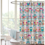 Novelty Peva 13-piece Shower Curtain with Hooks No liner needed