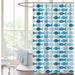 Novelty Peva 13-piece Shower Curtain with Hooks No liner needed